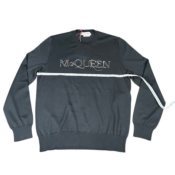 Alexander McQueen Chain Detail Sweater Size M NWT Unisex - Picture 7 of 9